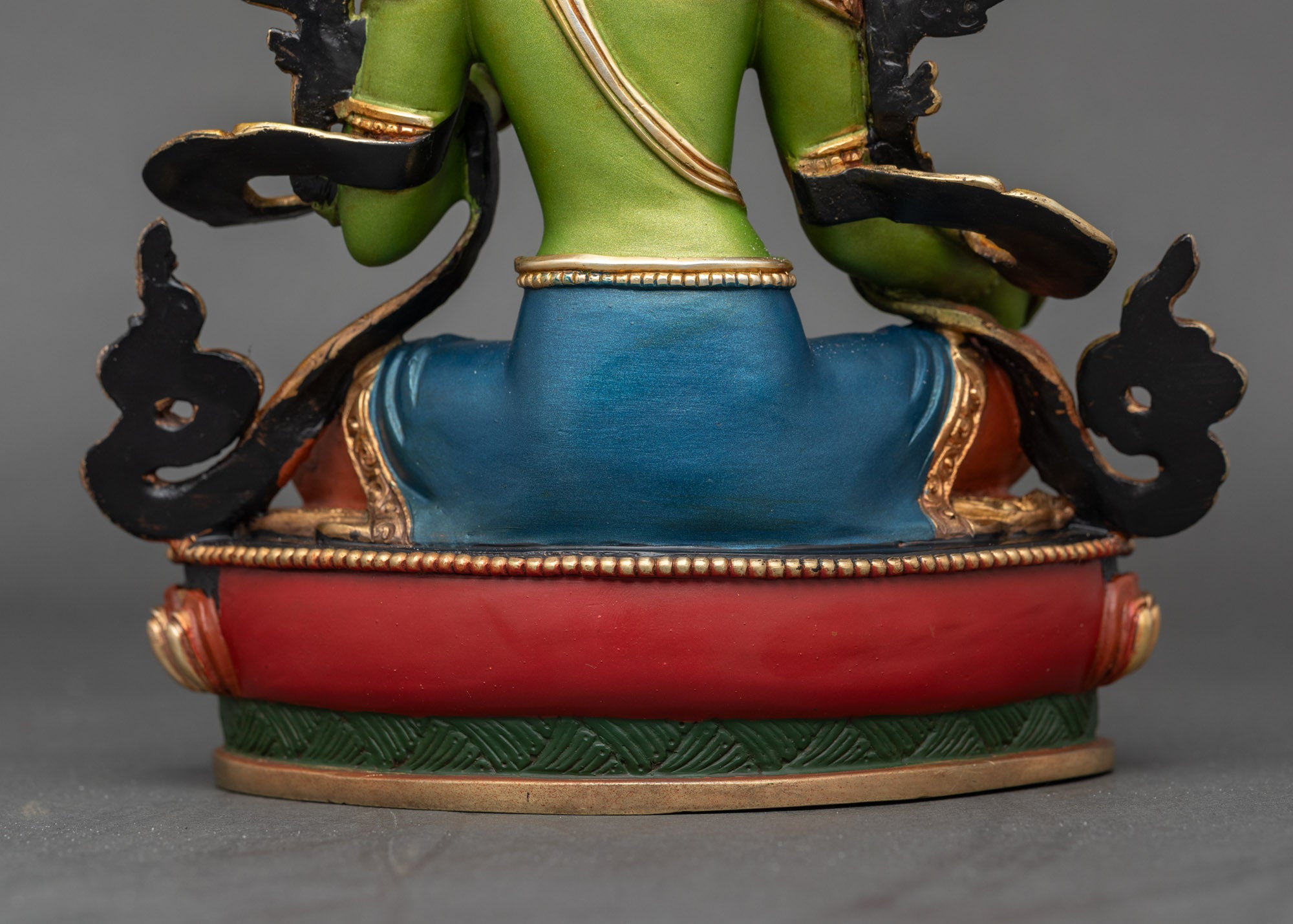 Vivid Green Tara Sculpture | Embrace Compassion and Protection