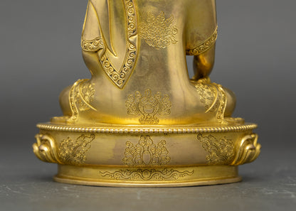 Gautama Buddha Statue | Sacred Copper Sculpture from Nepal