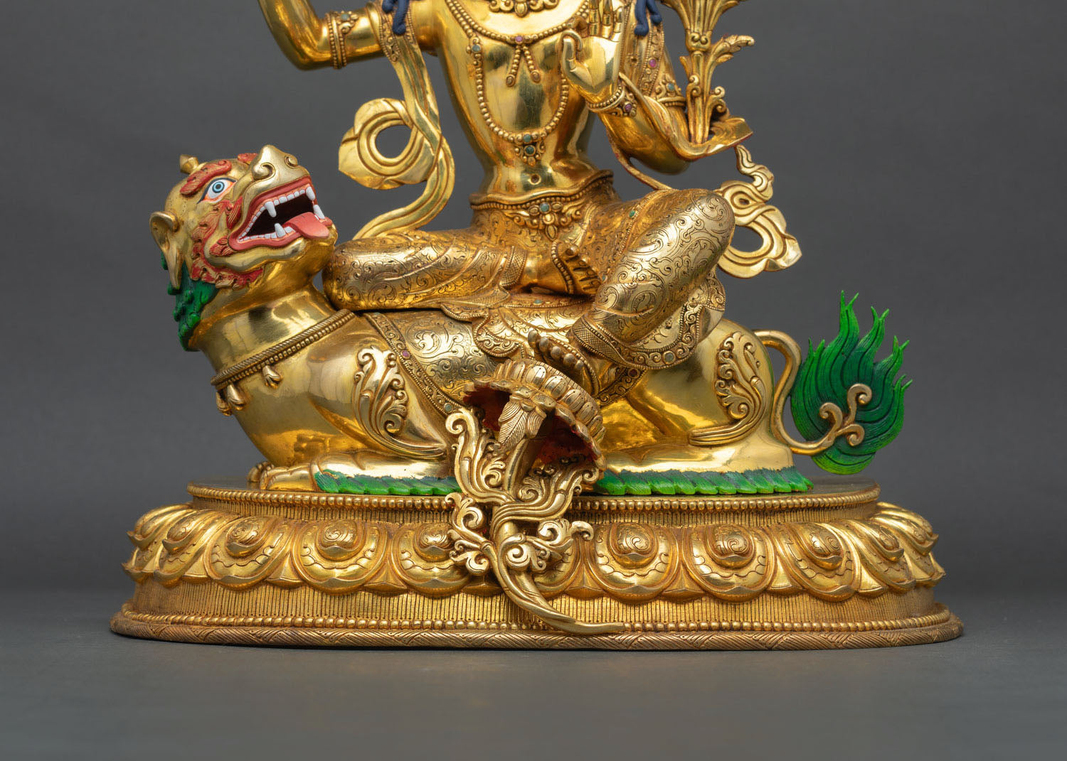 Manjushri Statue | Traditional Buddhist Art from Nepal