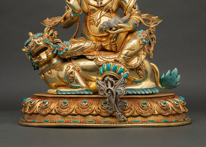 Vaishravana Namtoshe Statue | Vajrayana Buddhist Wealth Guardian Icon