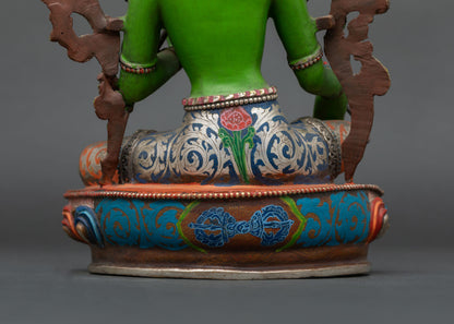 Green Tara Statue