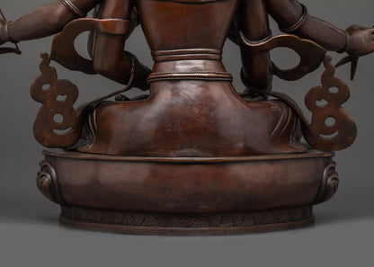 Oxidized Namgyalma (Usnisavijaya) Statue | Traditional Protector Deity