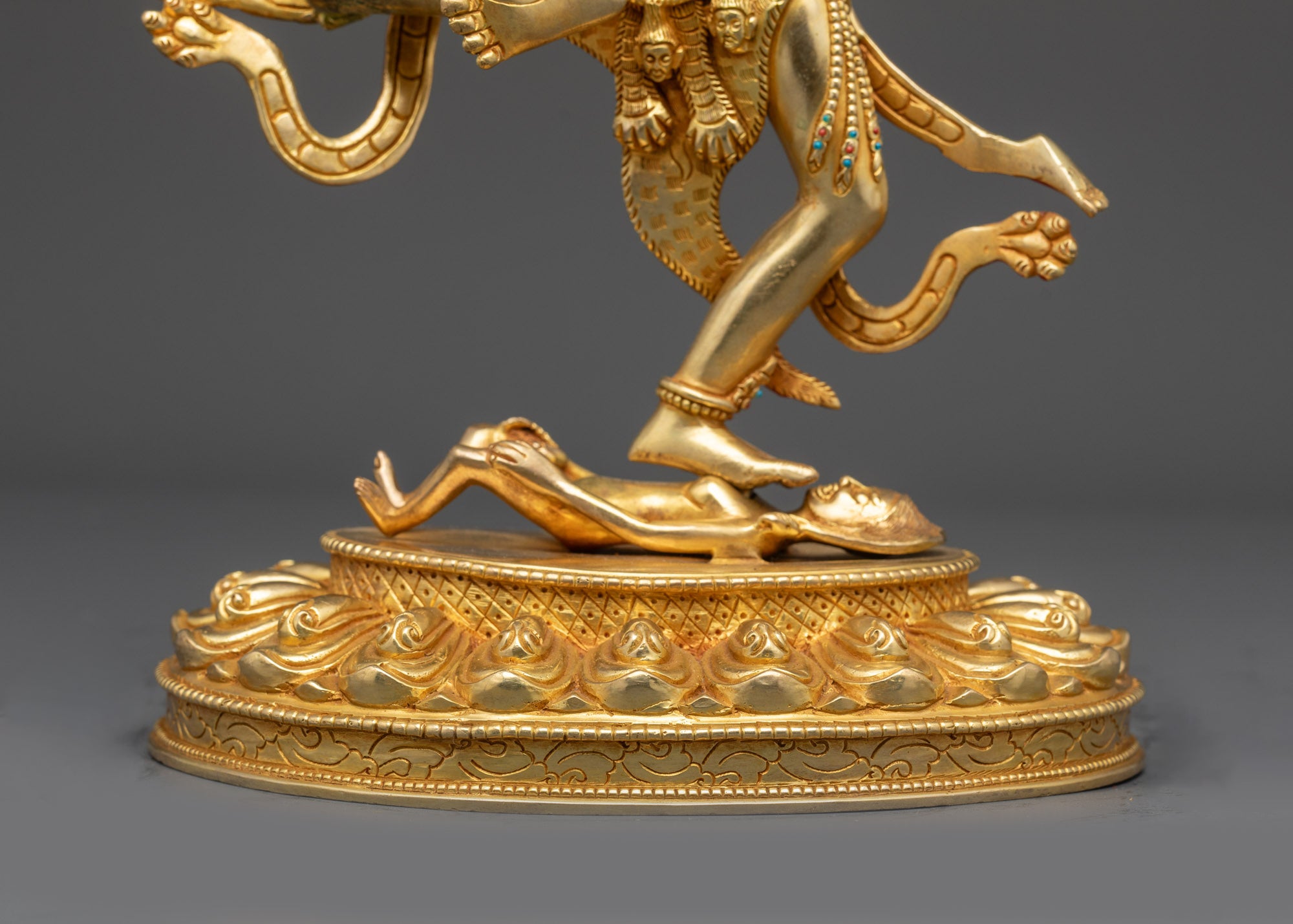 Statue of Troma Nagmo | Tibetan Wrathful Female Protector Deity