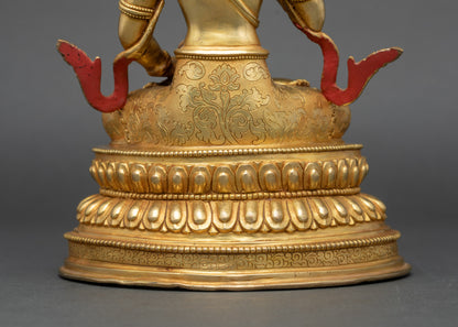 Tibetan Vajrasattva Buddha Statue for Purification and Clarity