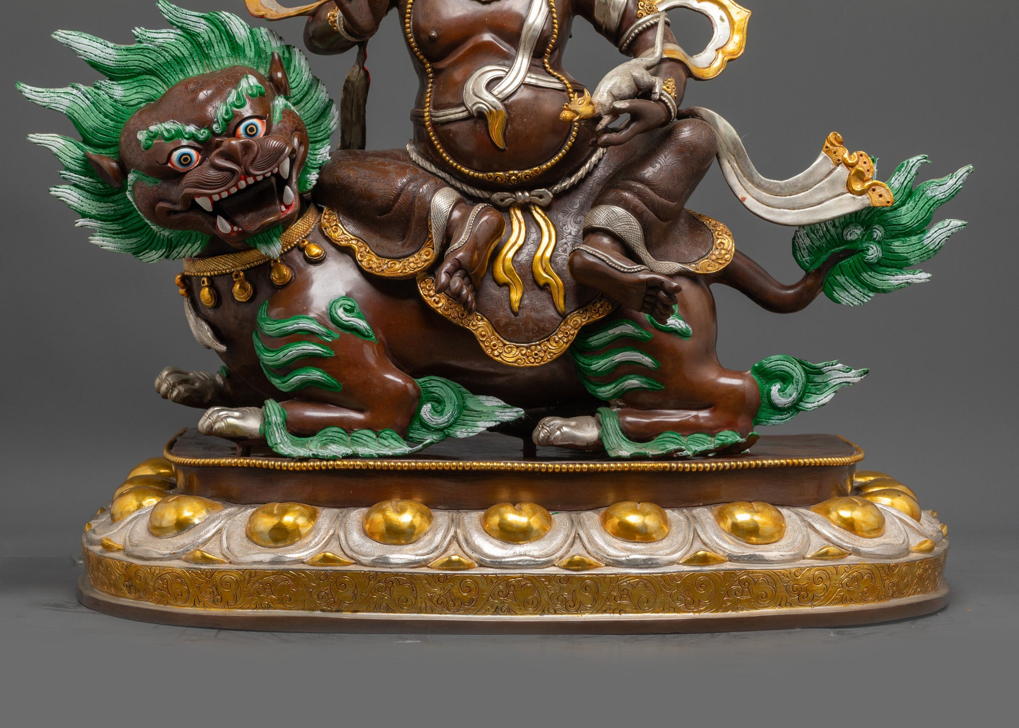 Tibetan Namtoshe Statue | Vaishravana Guardian King of Wealth Sculpture