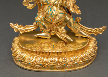 Wrathful Chakna Dorje Sculpture | Handicrafted Nepalese Artwork