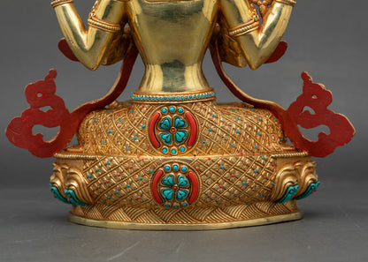 Chenrezig Statue | Bodhisattva of Compassion in Vajrayana Buddhism