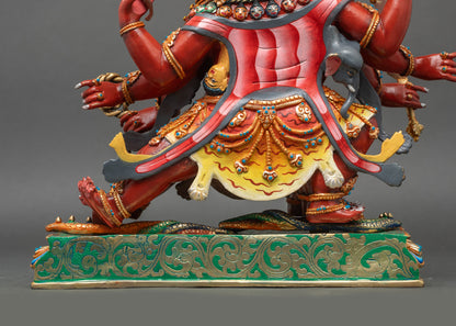 Tibetan Hayagriva Copper Sculpture | Handcrafted Buddhist Sculpture