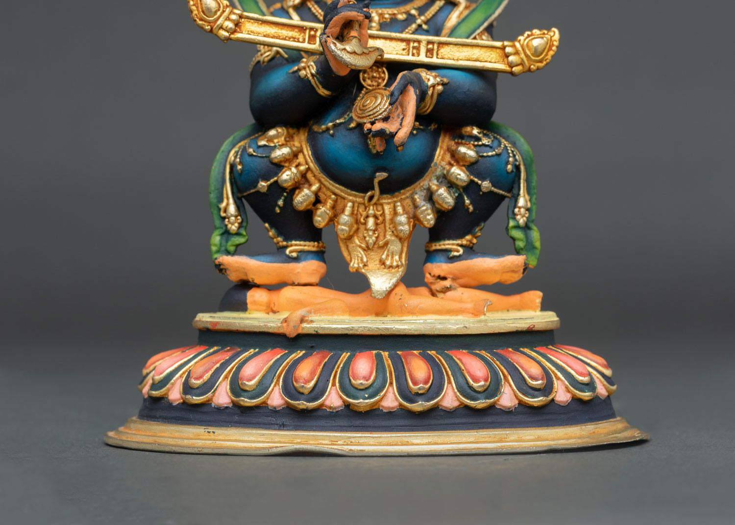 Sakya Mahakala Statue | Wrathful Protector Deity from Nepal