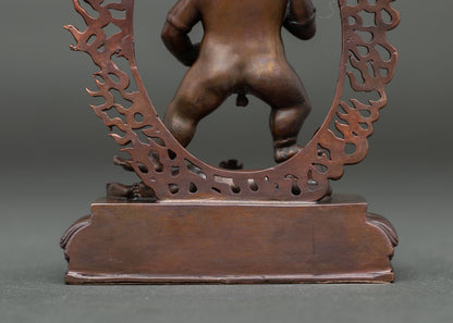 Black Dzambhala Statue