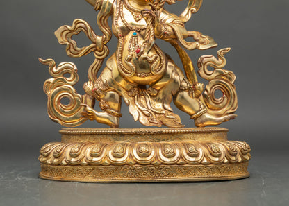 Vajrapani Sculpture - Tibetan Deity of Power and Spiritual Strength
