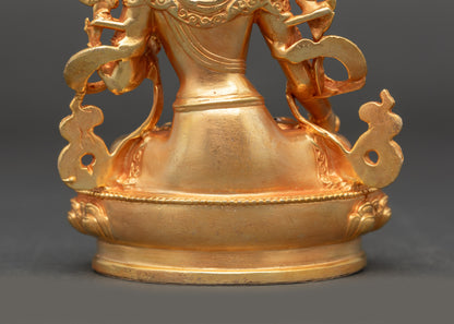 White Tara Statue | Buddhist Sculpture for Compassion & Protection