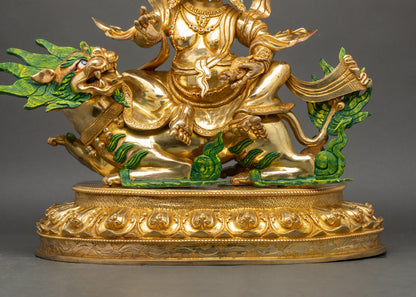 Buddhist Namtoshe Statue for Wealth and Prosperity