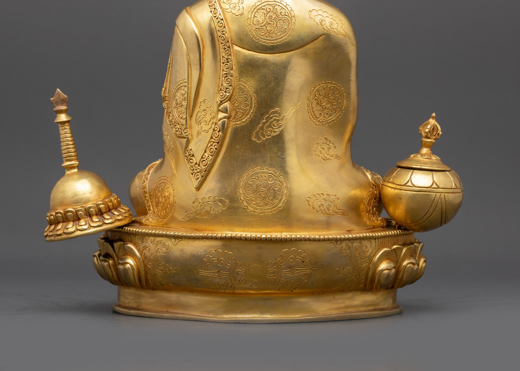 Devotional Lama Atisa Statue | Enlightened Buddhist Teacher Sculpture