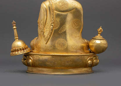 Devotional Lama Atisa Statue | Enlightened Buddhist Teacher Sculpture