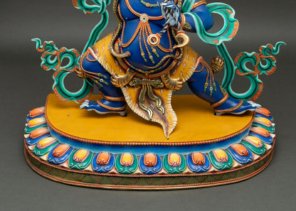 Vajrapani Statue for Mantra Chanting | Large-Size Buddhist Sculpture