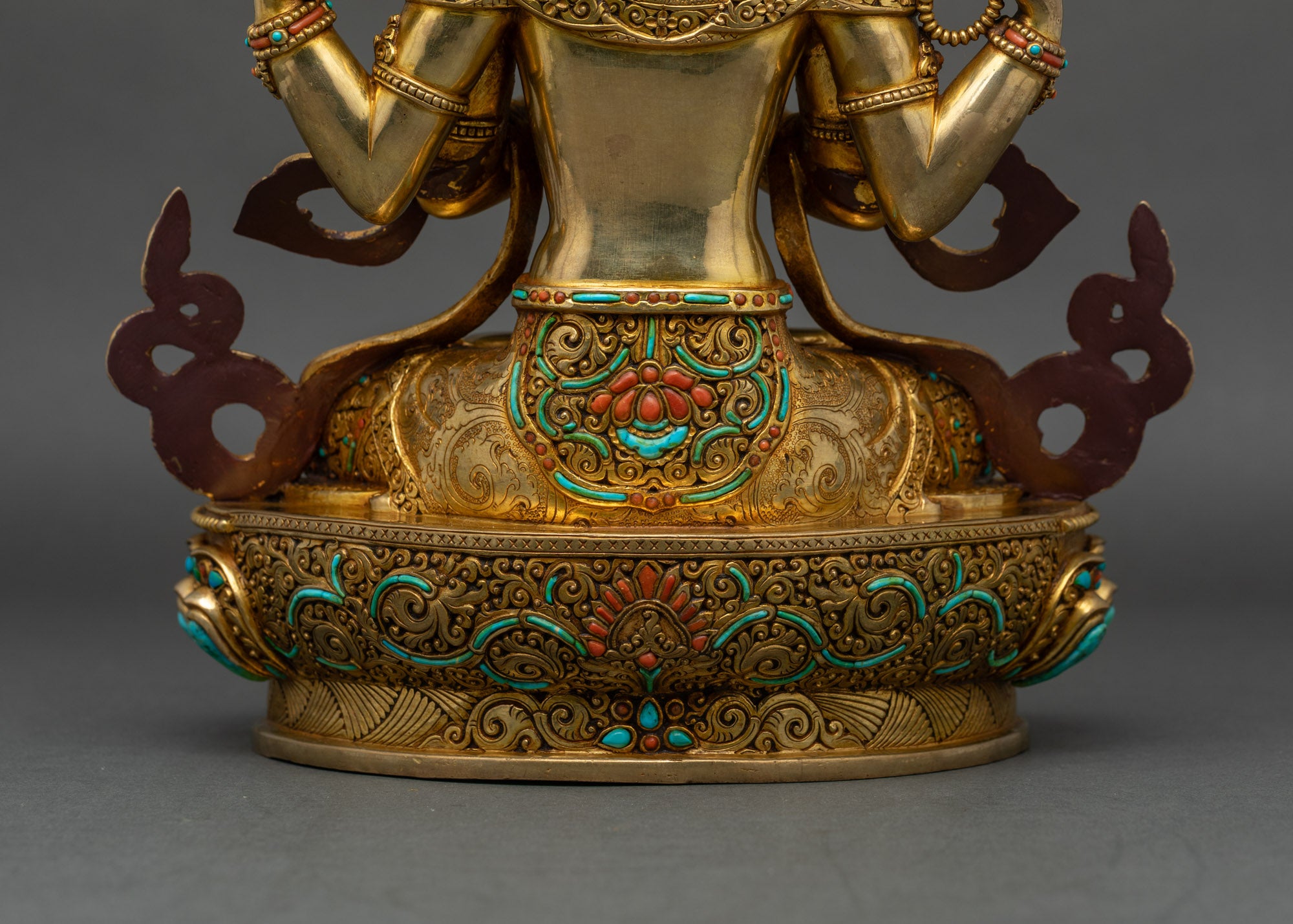 Avalokiteshvara Figurine | Handcrafted Himalayan Devotional Art