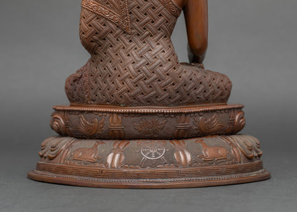 Buddha Shakyamuni Altar Statue | Handcrafted Nepalese Spiritual Art