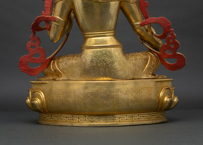 Goddess Green Tara Sculpture | Handicrafted Buddhist Statues