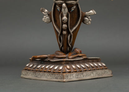 Vajrakilaya Statue for Altar – Sacred Buddhist Ritual Sculpture