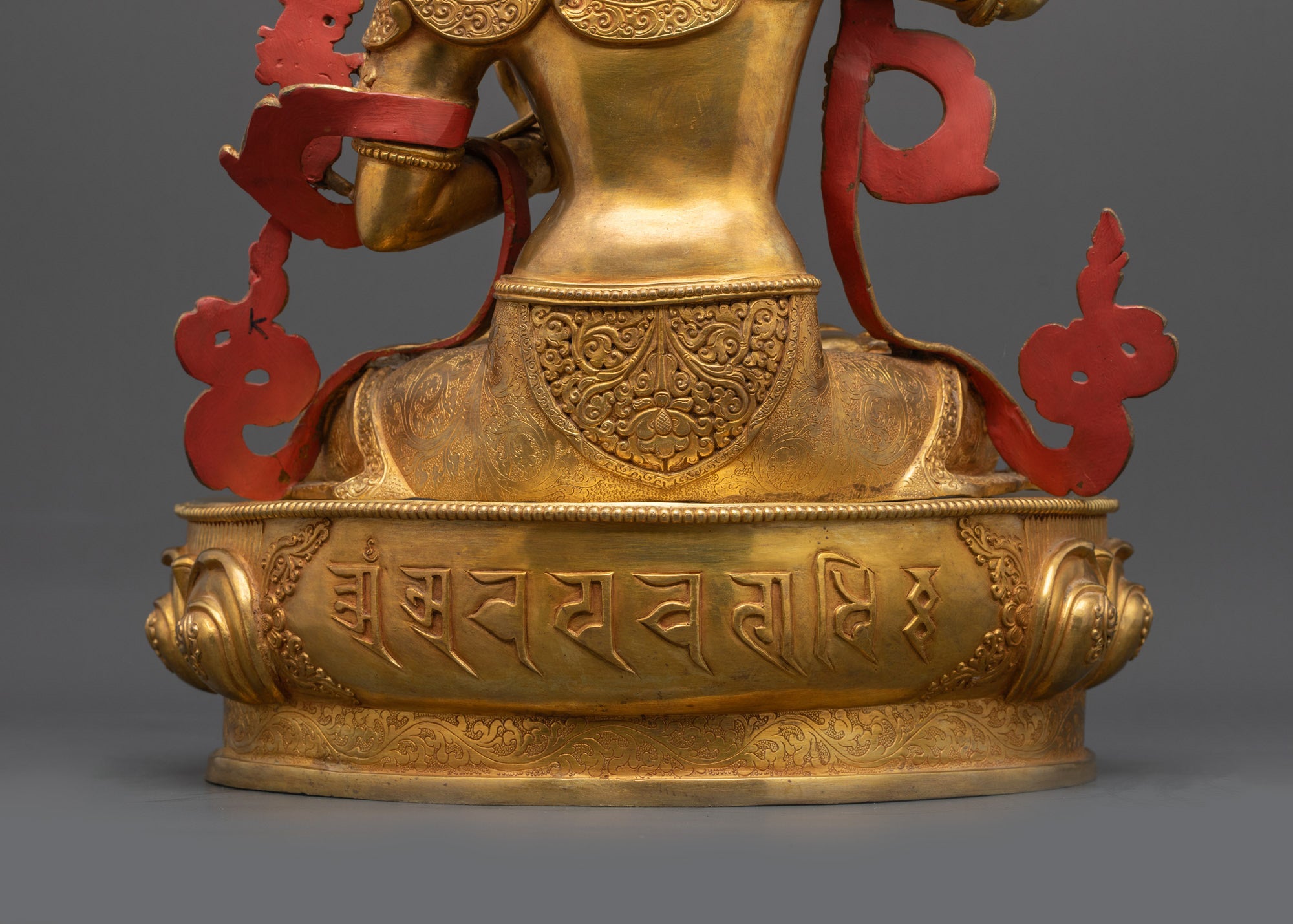 Symbol of Wisdom Manjushri Statue | Tibetan Bodhisattva Sculpture