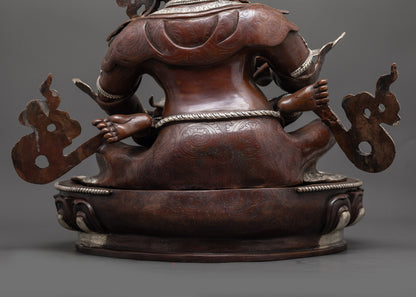 Green Dzambhala Statue