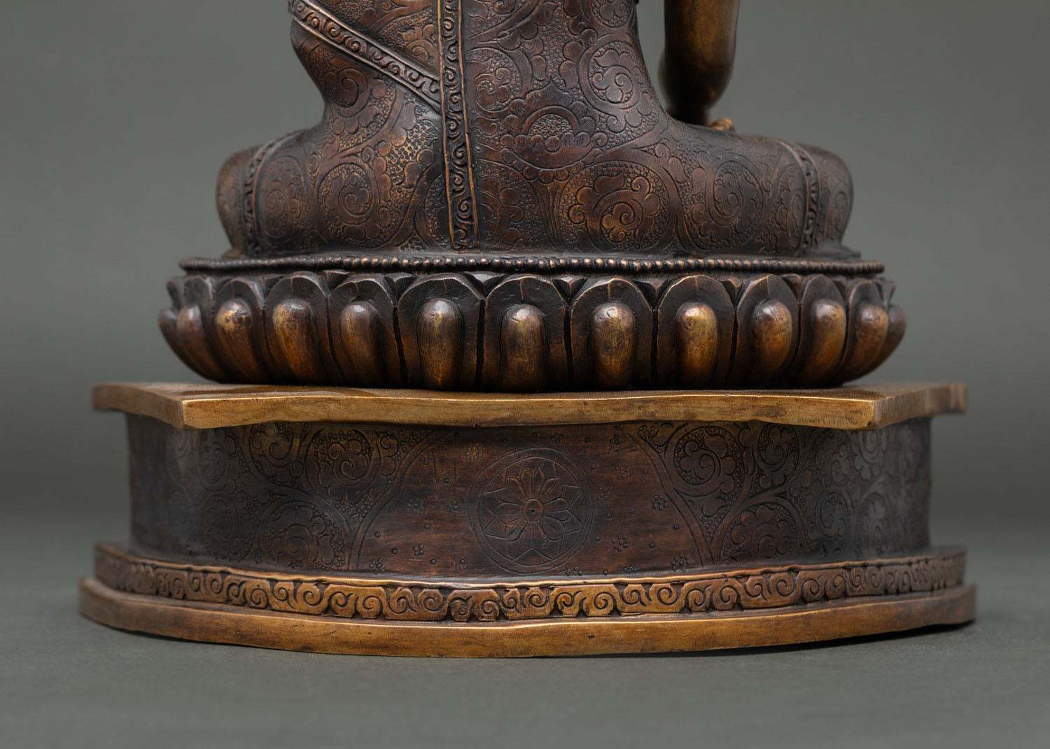 Oxidized Shakyamuni Buddha Statue – Spiritual Decor & Meditation Gift