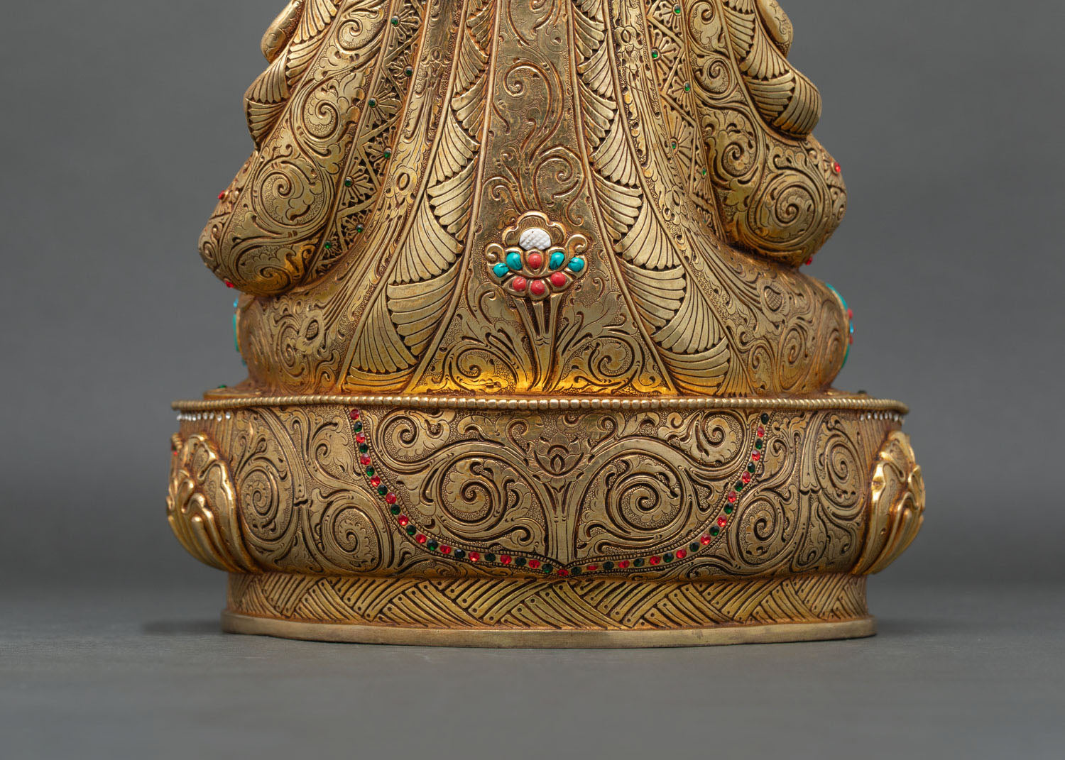 Tsokye Dorje Statue | Gold Fire-Gilded Tibetan Buddhist Figurine