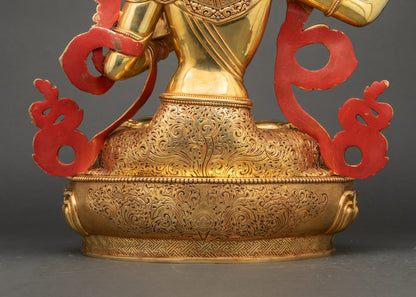 Handcrafted Manjushri Statue