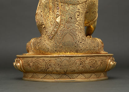 Tathagata Shakyamuni Buddha Statue | Handmade Nepal Artwork
