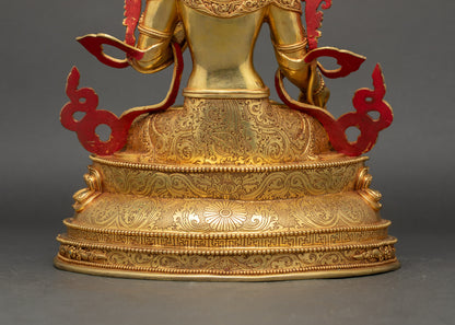 Handcrafted White Tara Sculpture | Buddhist Goddess of Healing