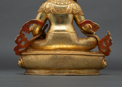 Dzambhala Statue | 24K Gold-Gilded Buddhist Sacred Art
