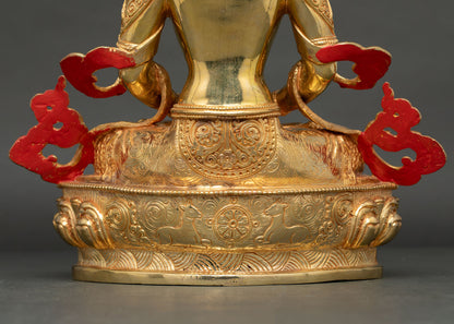 Handcrafted Amitayus Statue | Handmade in Nepal