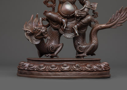 White Dzambhala Statue