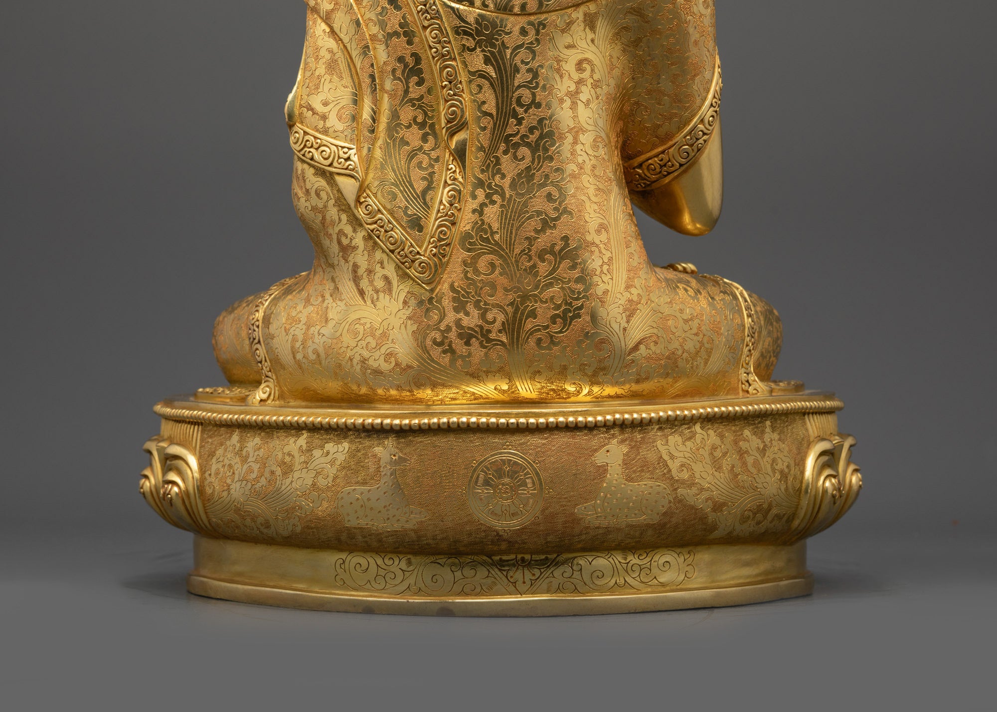 Enlightened Buddha Vairocana Statue | Vajrayana Buddhist Sculpture