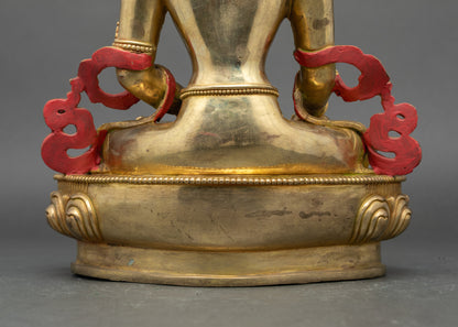Kshitigarbha Statue | Himalayan Vow-Bearing Bodhisattva Artwork