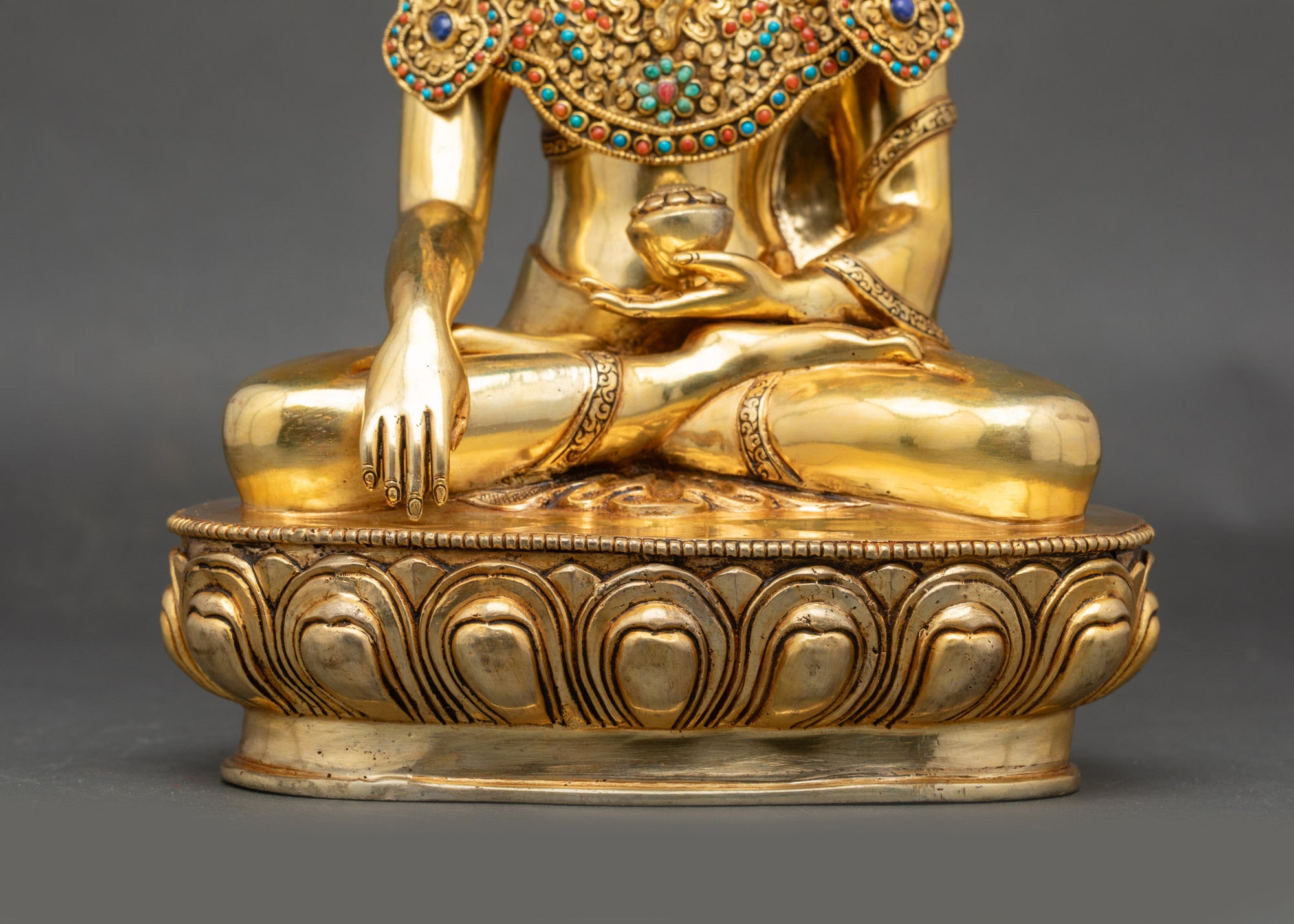 Handmade Jowo Rinpoche Statue from Nepal | Spiritual Decor & Altar