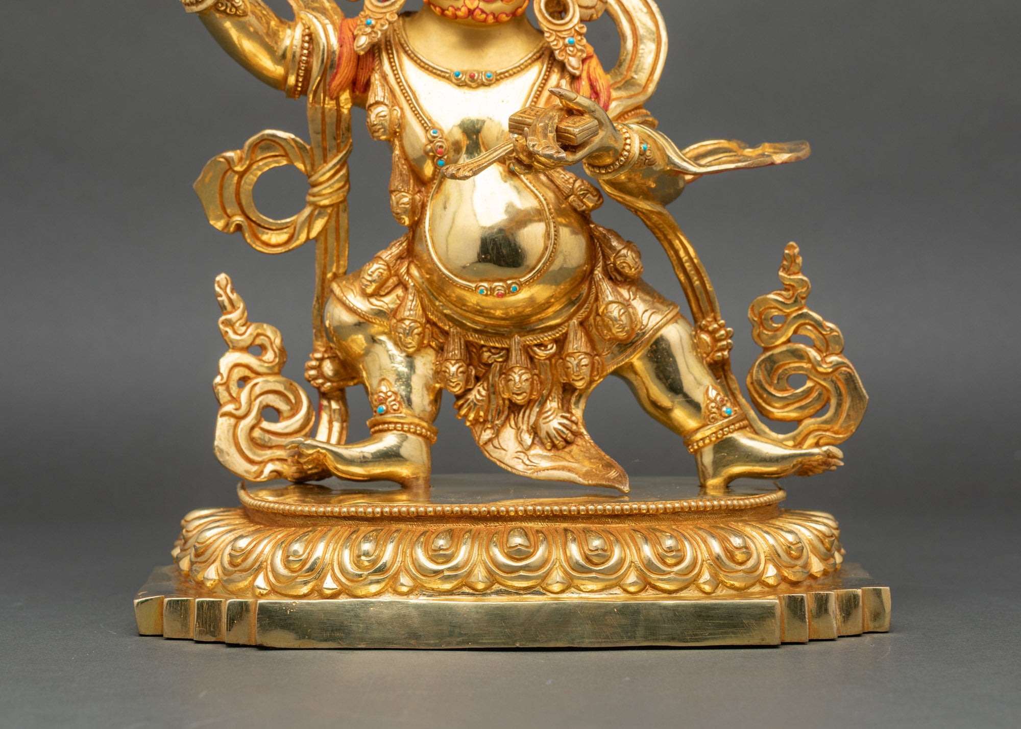 Black Manjushri Statue for Meditation | Wrathful Bodhisattva of Wisdom