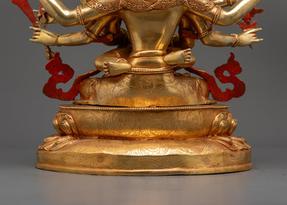 Tantric Deity Guhyasamaja Consort Statue | Handcrafted Buddhist Art