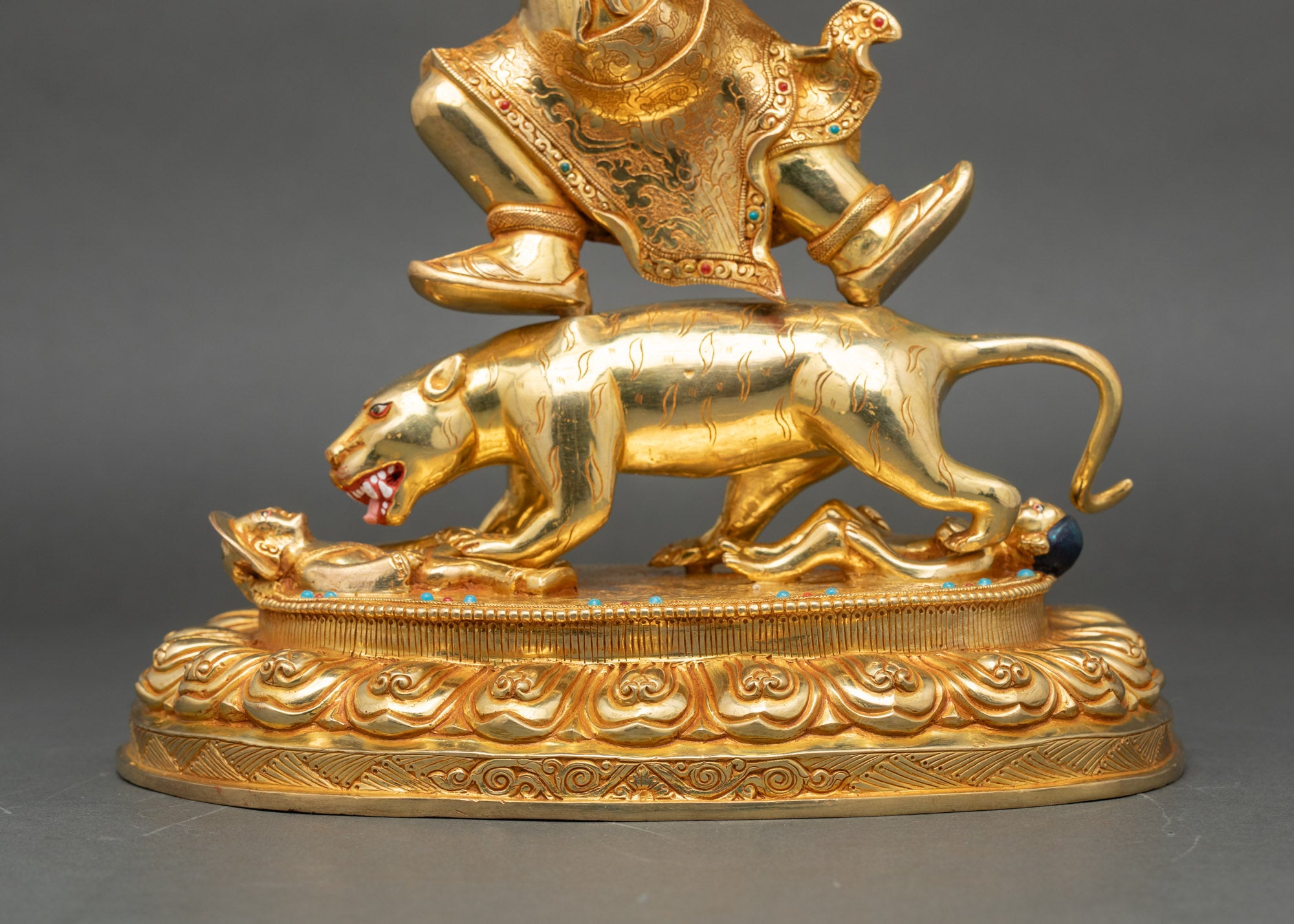 Wrathful Dorje Drolo Statue | Traditional Buddhist Decor