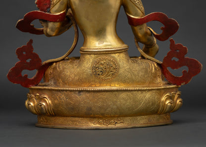Flawless White Tara Statue – Divine Protector from Fear & Obstacles
