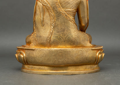 Longchenpa Statue – Traditional Nepalese Meditation Figure