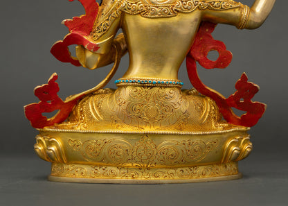 Wisdom Bodhisattva Manjushri Statue | Buddhist Art from Nepal
