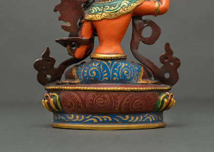Manjushree Statue – Himalayan Bodhisattva of Divine Wisdom