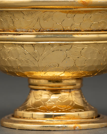 Water Offering Set | Traditional Altar Bowls for Ceremonial Practice