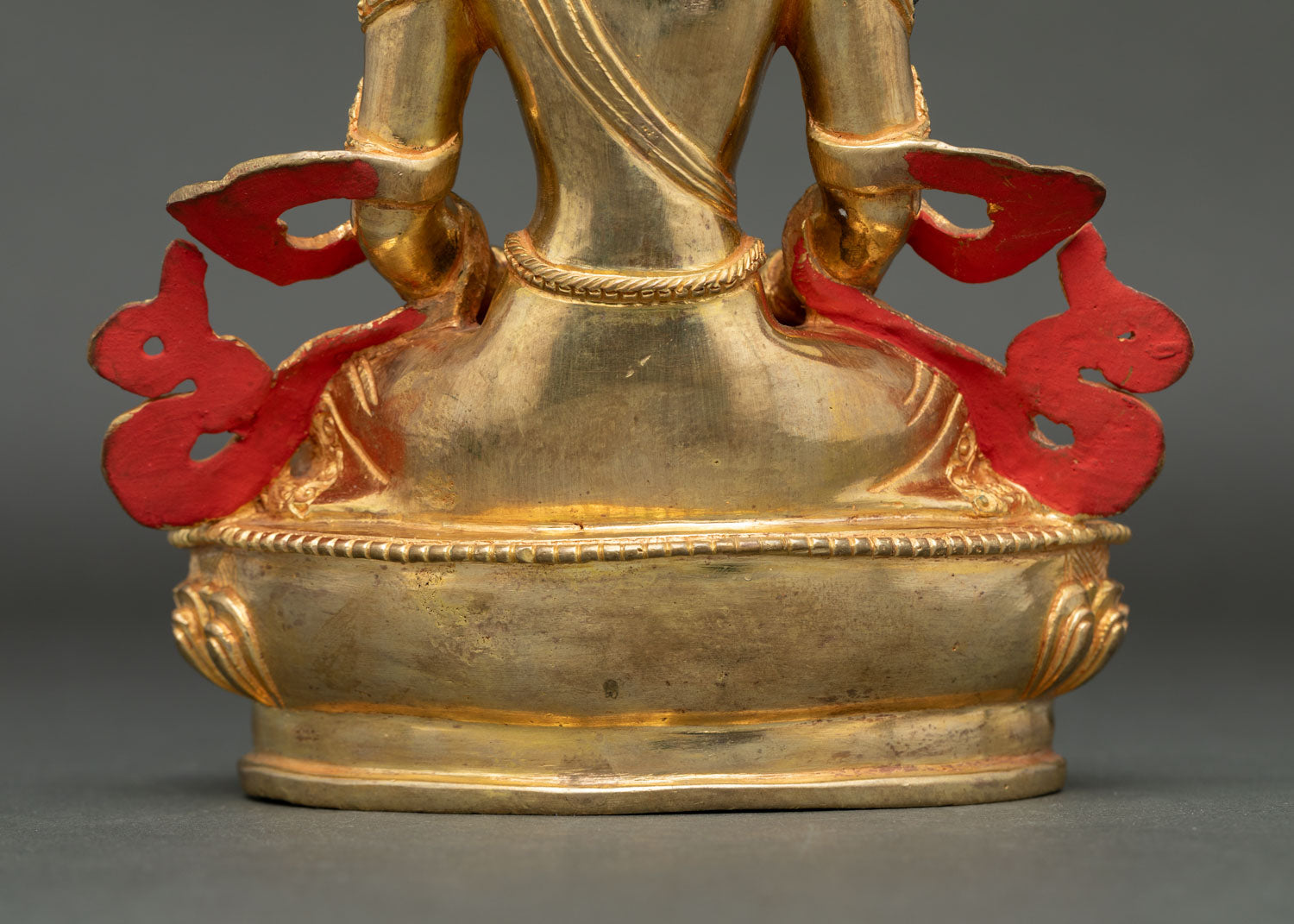Long Life Deity Amitayus Statue | Handcrafted Copper Buddhist Sculpture