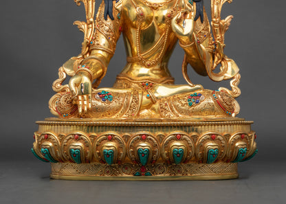 Authentic Sapta Lochani Tara Statue | Tibetan Buddhist Spiritual Art