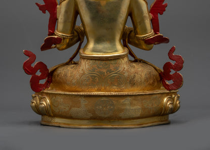 Manifest Hope with Maitreya Buddha Sculpture | Nepalese Artwork