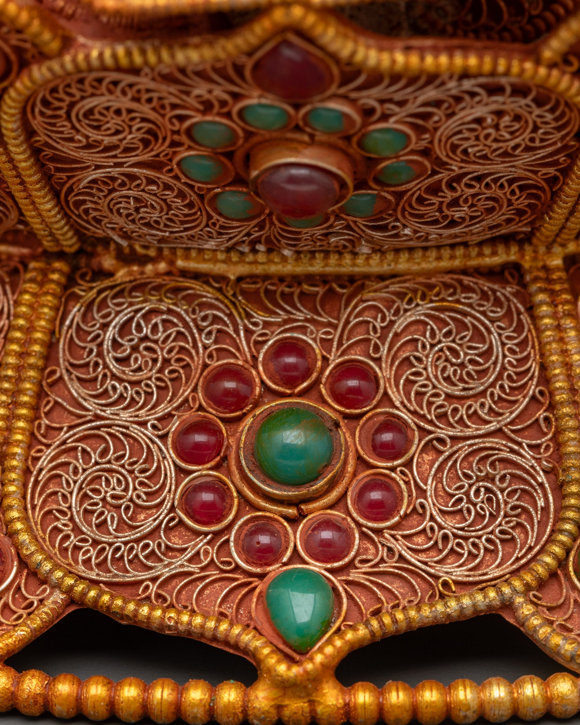 Buy Divine Copper Buddhist Stupa | Himalayan Handcrafted Sacred Relic