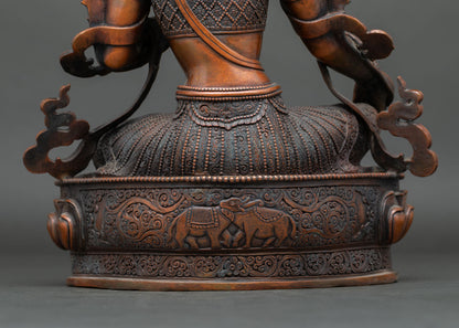 Green Tara Statue
